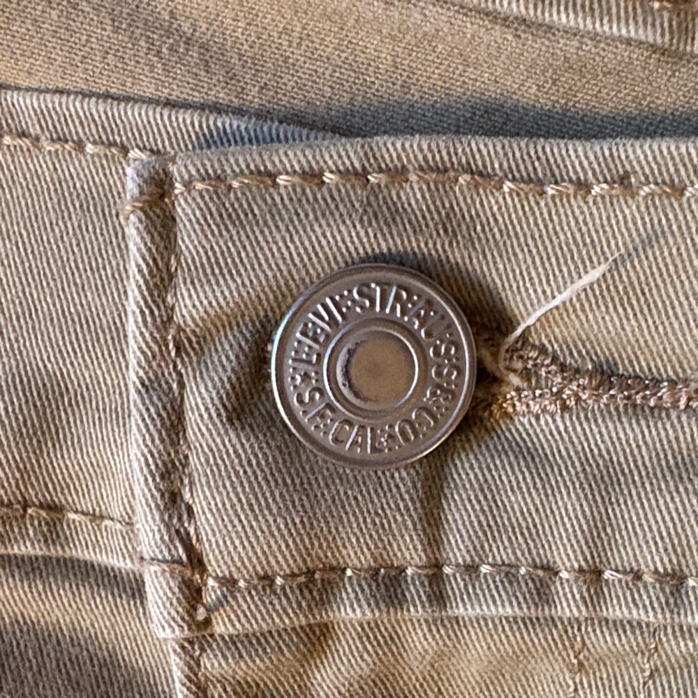Levi's Men's Khaki Chinos 502 34x30 waist 34 length 30 - Picture 5 of 8